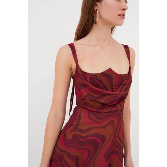 NWT For Love & Lemons Eleanor Mini Dress Size XS - Picture 3 of 10